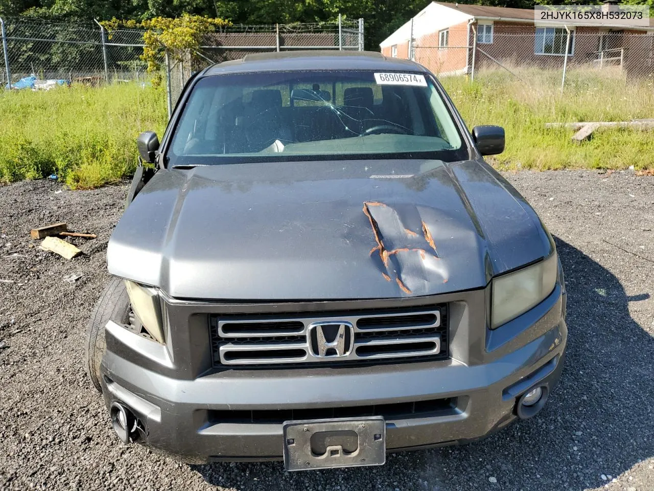 2HJYK165X8H532073 2008 Honda Ridgeline Rtl