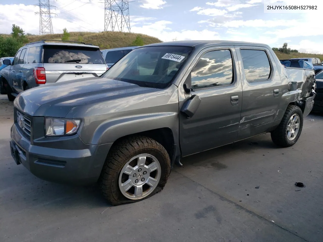 2008 Honda Ridgeline Rtl VIN: 2HJYK16508H527982 Lot: 69815444