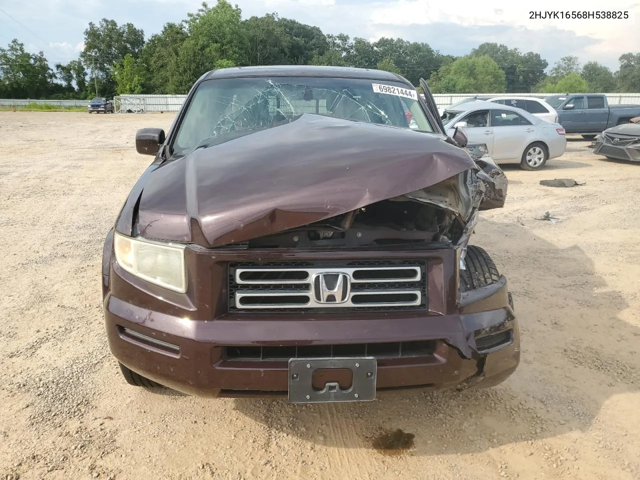 2008 Honda Ridgeline Rtl VIN: 2HJYK16568H538825 Lot: 69821444