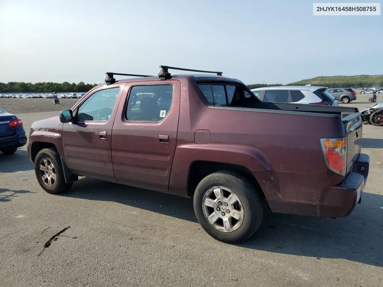 2008 Honda Ridgeline Rts VIN: 2HJYK16458H508755 Lot: 70211254