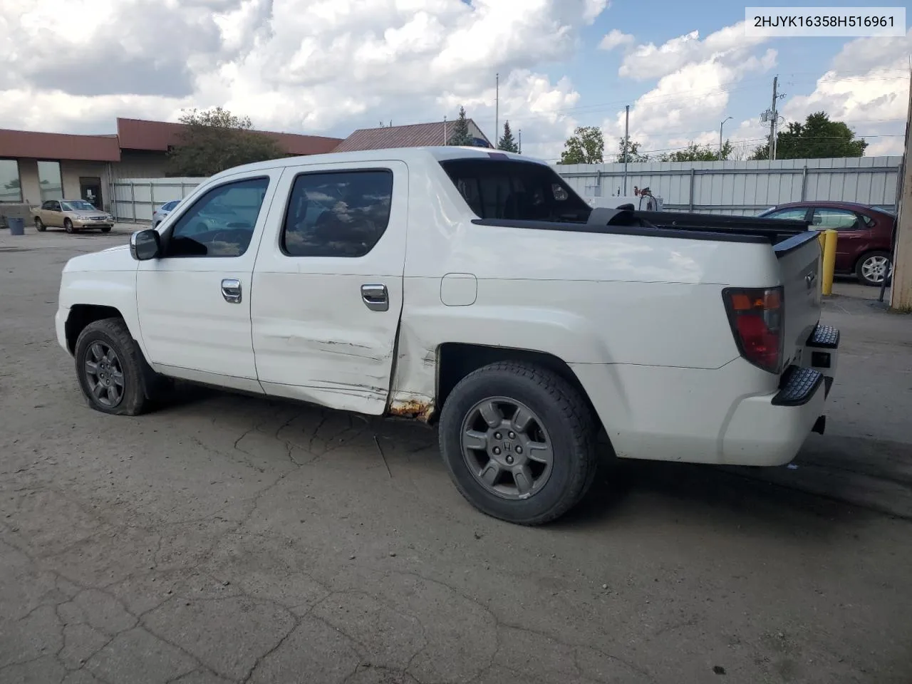 2008 Honda Ridgeline Rtx VIN: 2HJYK16358H516961 Lot: 70300274