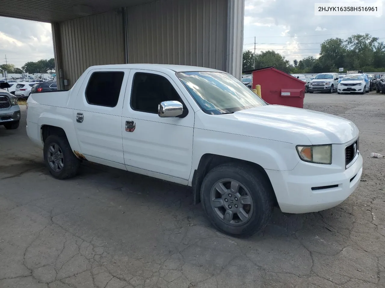 2008 Honda Ridgeline Rtx VIN: 2HJYK16358H516961 Lot: 70300274