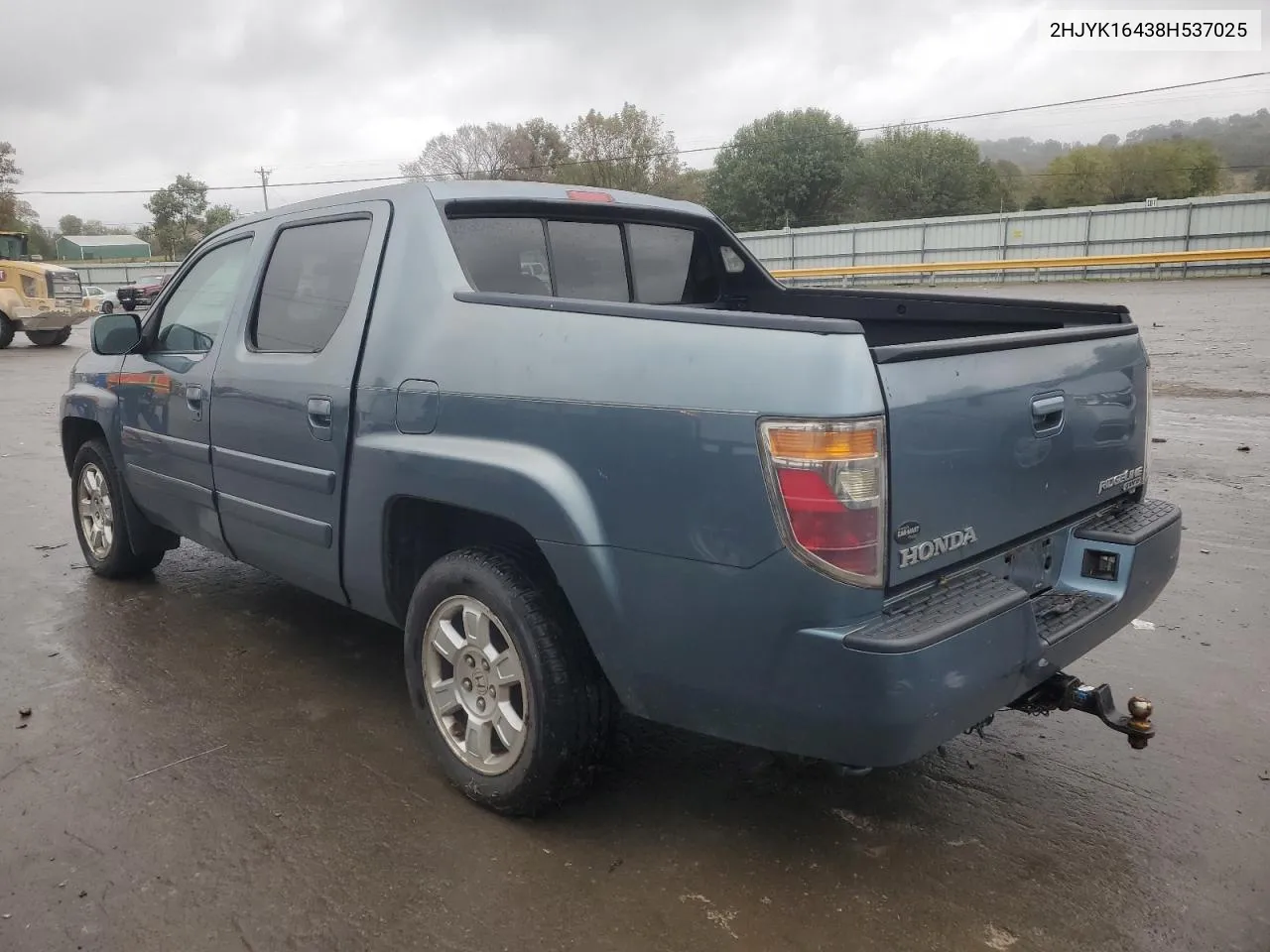 2008 Honda Ridgeline Rts VIN: 2HJYK16438H537025 Lot: 70527043