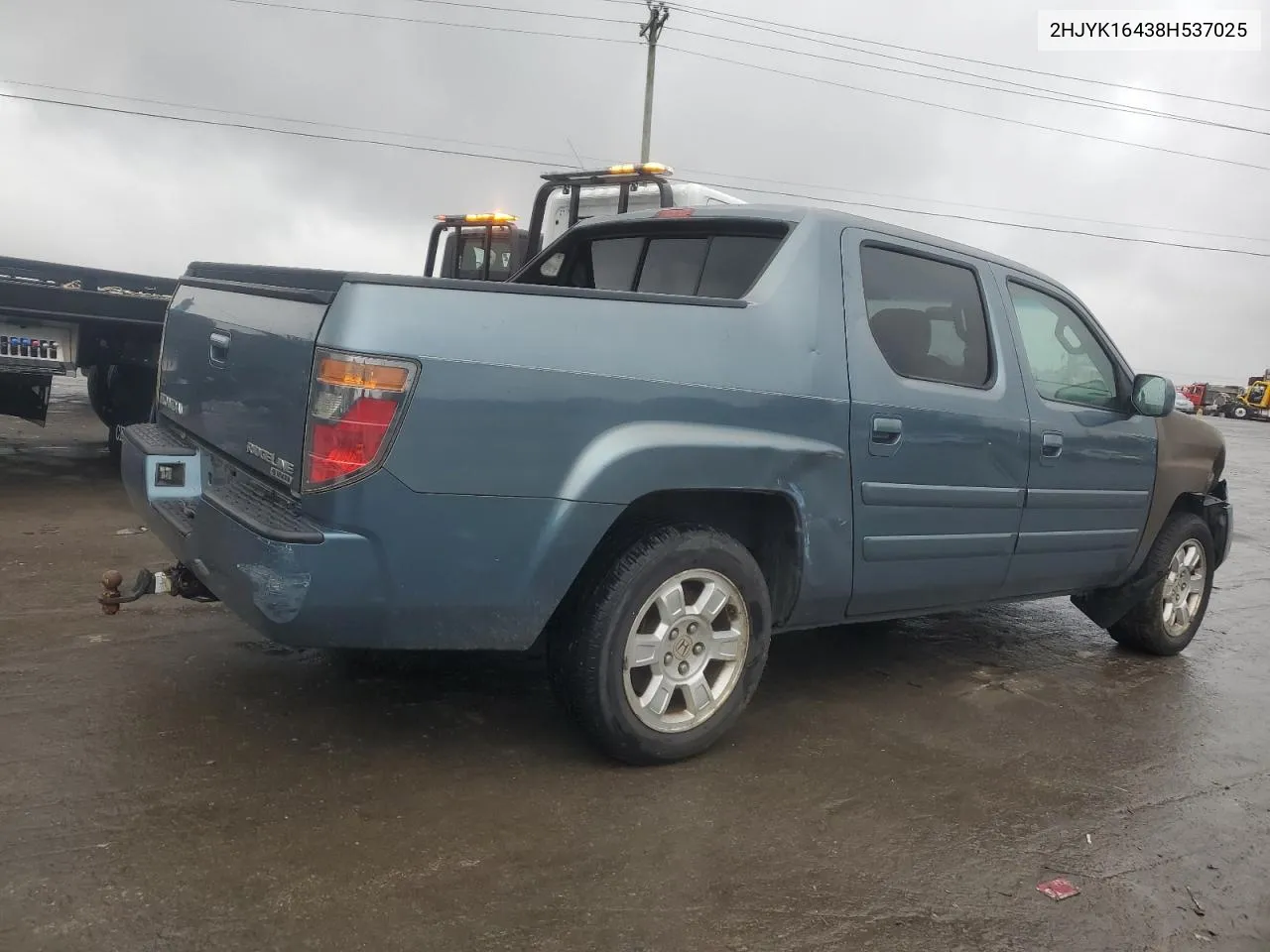 2008 Honda Ridgeline Rts VIN: 2HJYK16438H537025 Lot: 70527043