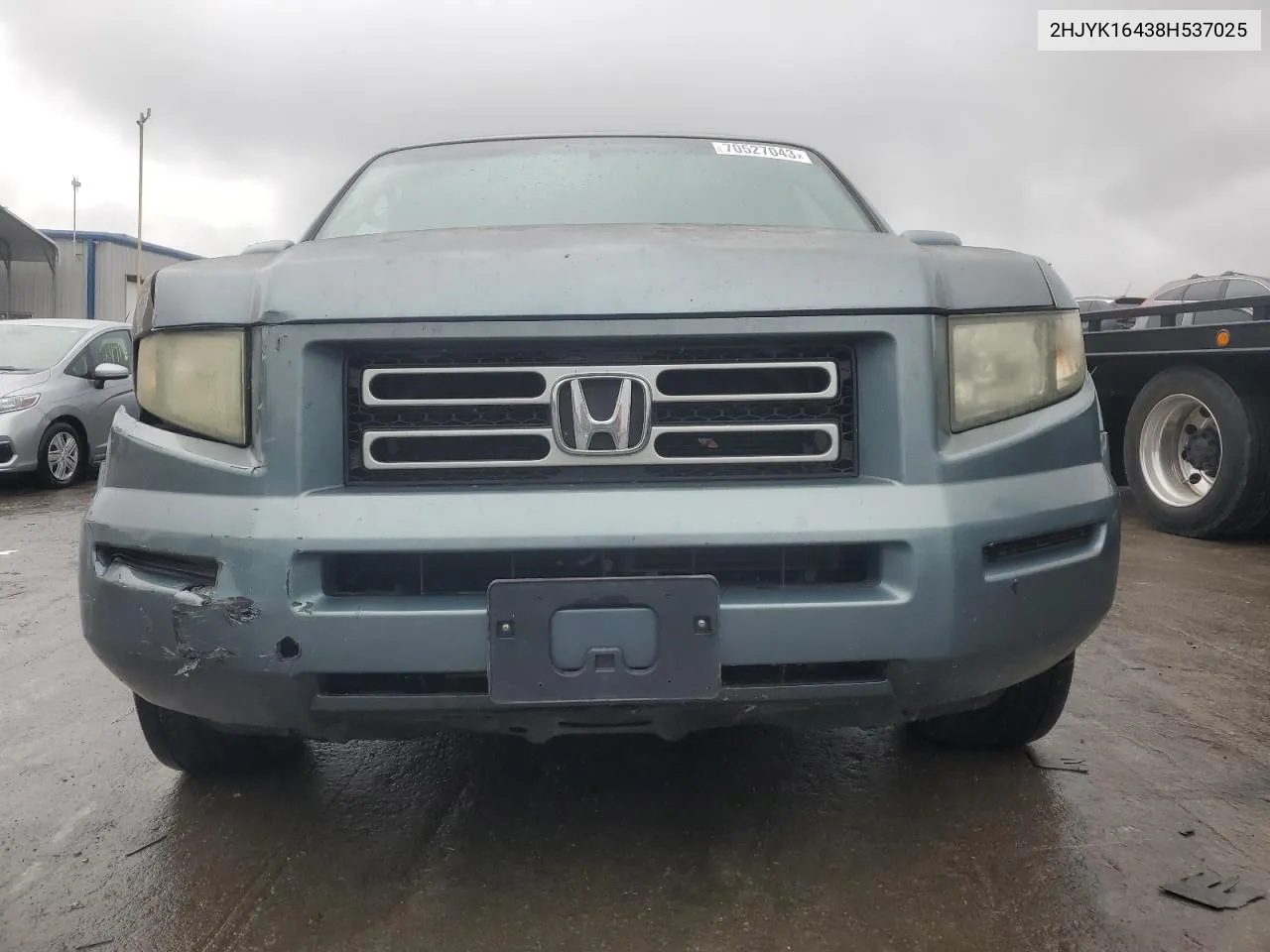 2008 Honda Ridgeline Rts VIN: 2HJYK16438H537025 Lot: 70527043