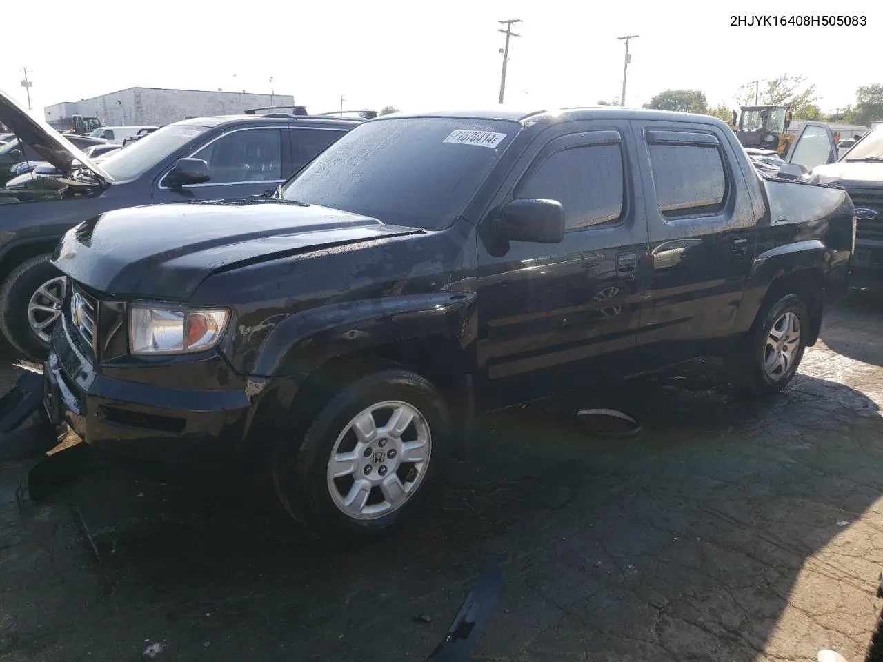 2008 Honda Ridgeline Rts VIN: 2HJYK16408H505083 Lot: 71570414