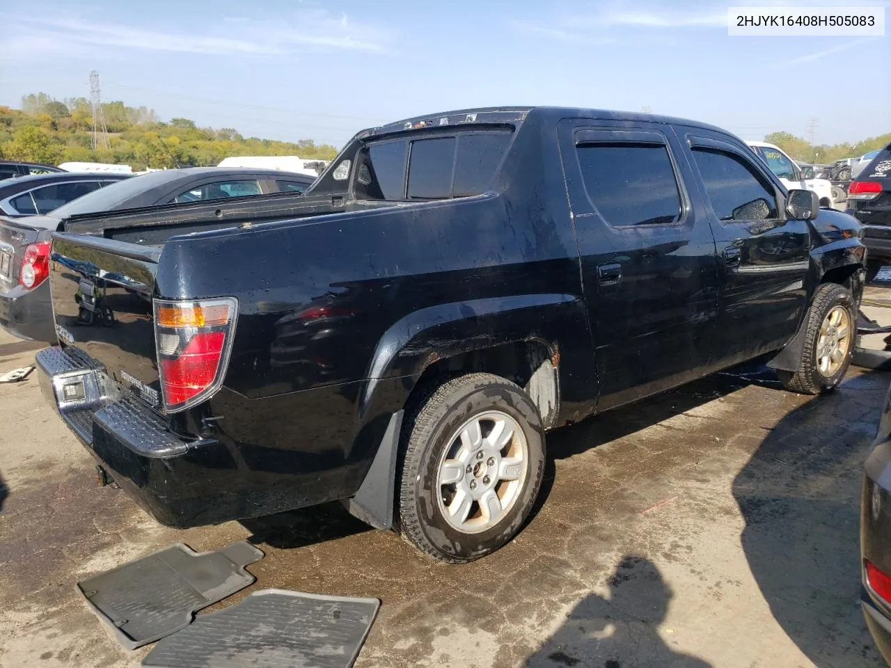 2008 Honda Ridgeline Rts VIN: 2HJYK16408H505083 Lot: 71570414