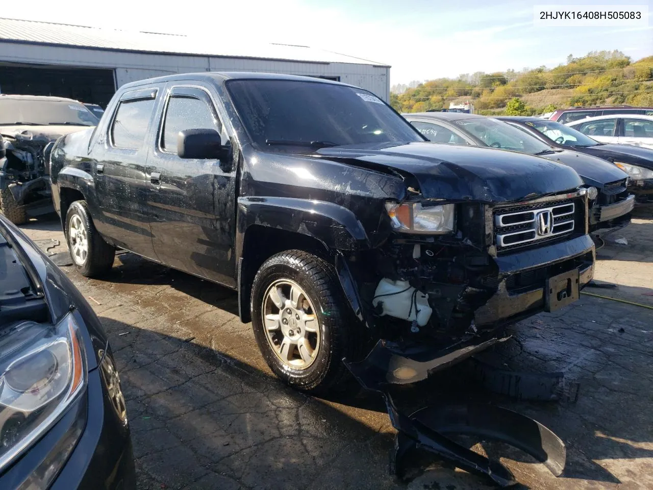 2008 Honda Ridgeline Rts VIN: 2HJYK16408H505083 Lot: 71570414