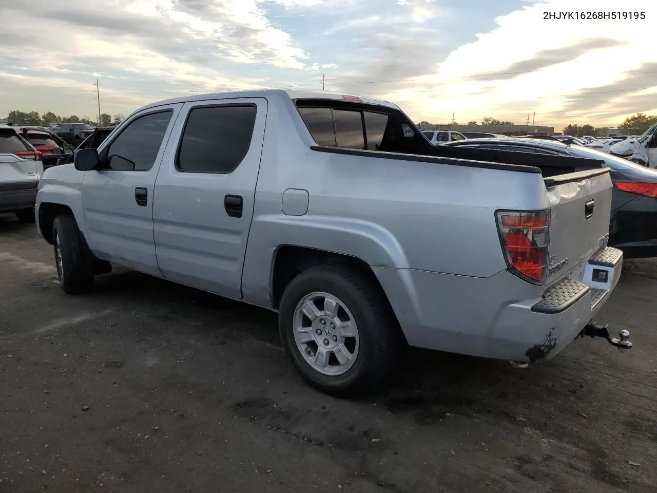 2008 Honda Ridgeline Rt VIN: 2HJYK16268H519195 Lot: 71834764