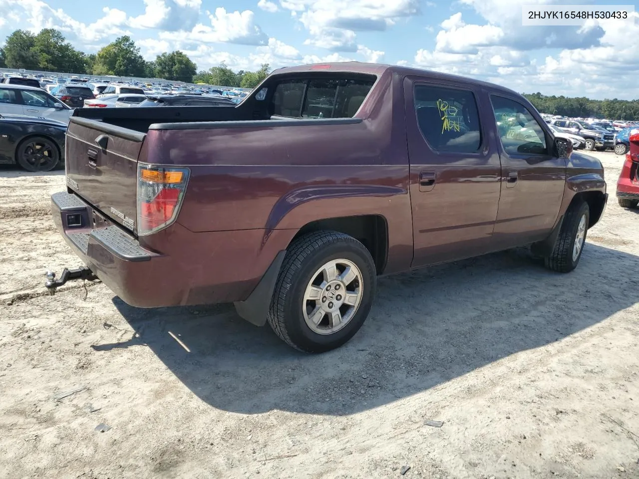 2HJYK16548H530433 2008 Honda Ridgeline Rtl