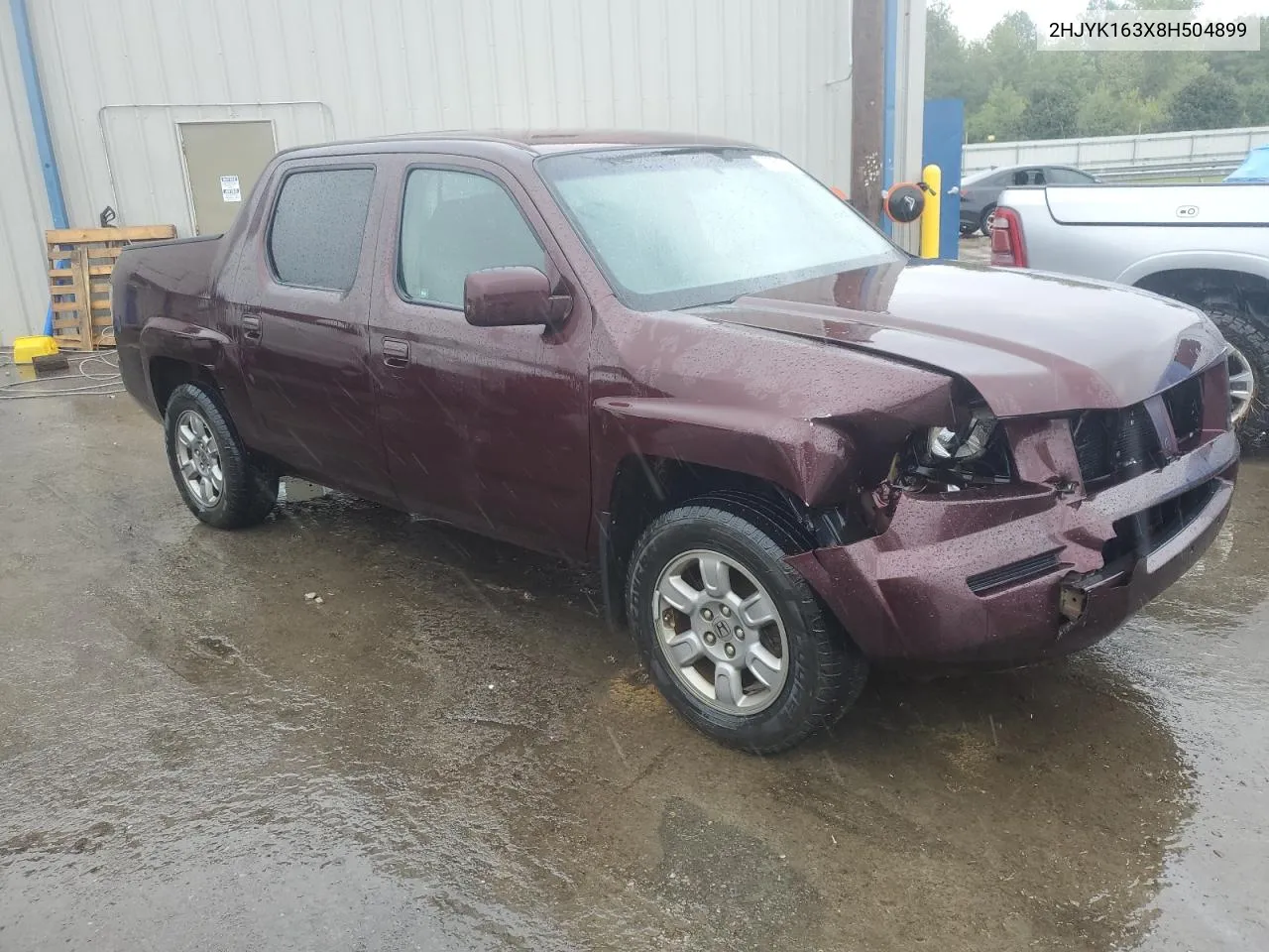 2008 Honda Ridgeline Rtx VIN: 2HJYK163X8H504899 Lot: 72964714