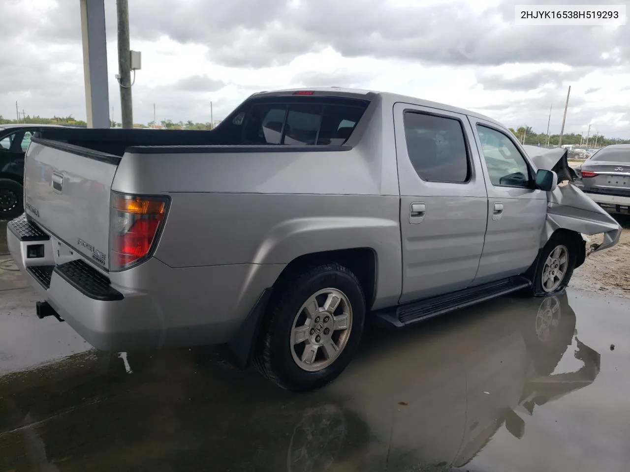 2008 Honda Ridgeline Rtl VIN: 2HJYK16538H519293 Lot: 73330124