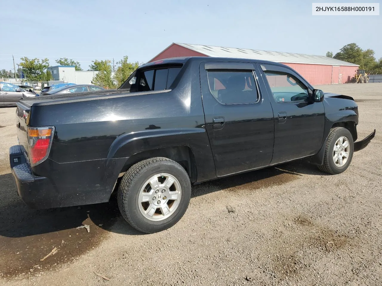 2008 Honda Ridgeline Rtl VIN: 2HJYK16588H000191 Lot: 73491914