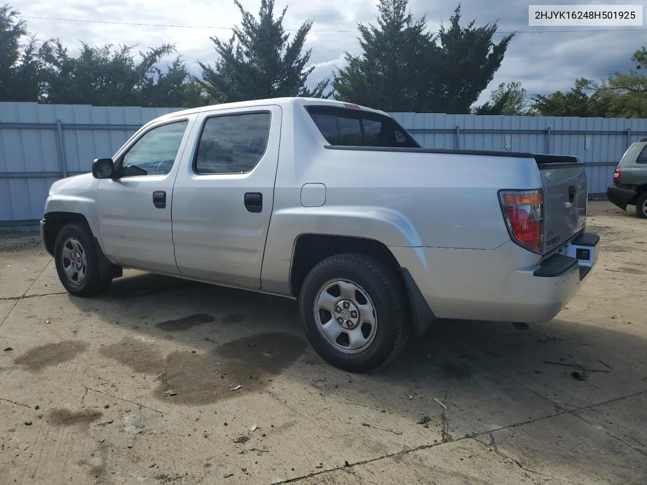 2008 Honda Ridgeline Rt VIN: 2HJYK16248H501925 Lot: 73647194