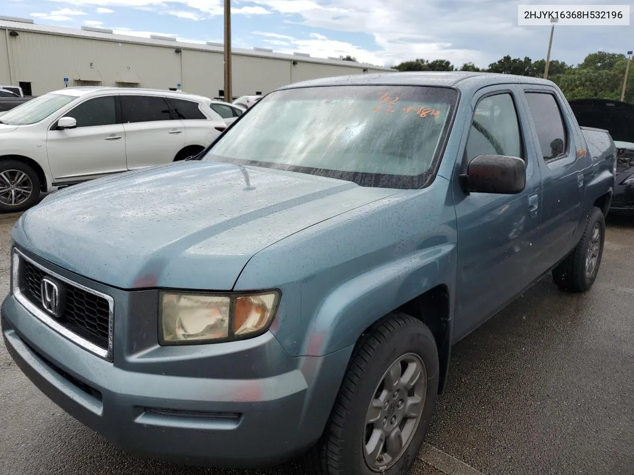 2008 Honda Ridgeline Rtx VIN: 2HJYK16368H532196 Lot: 74224484