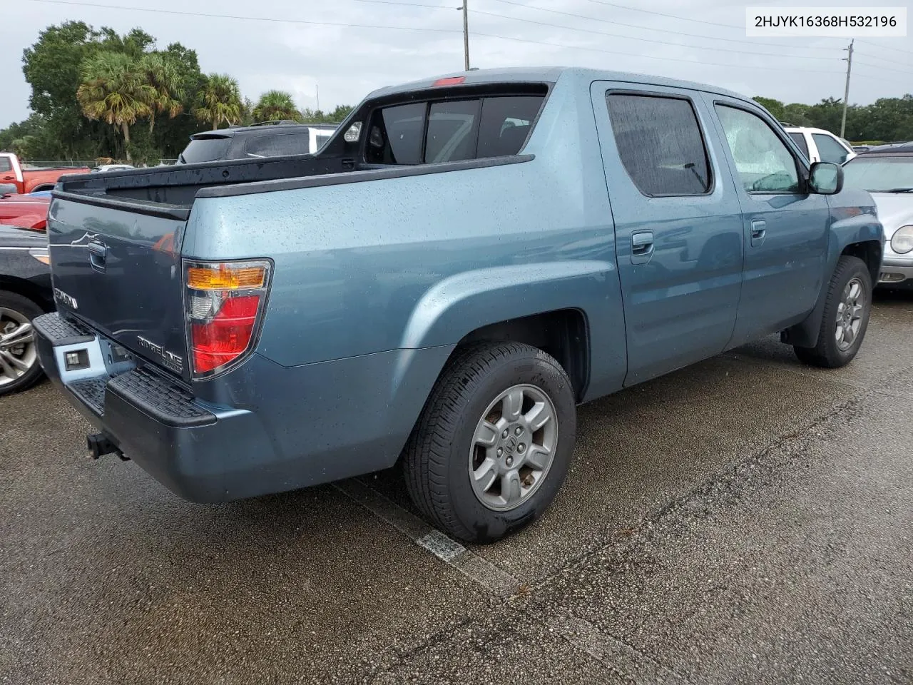 2008 Honda Ridgeline Rtx VIN: 2HJYK16368H532196 Lot: 74224484