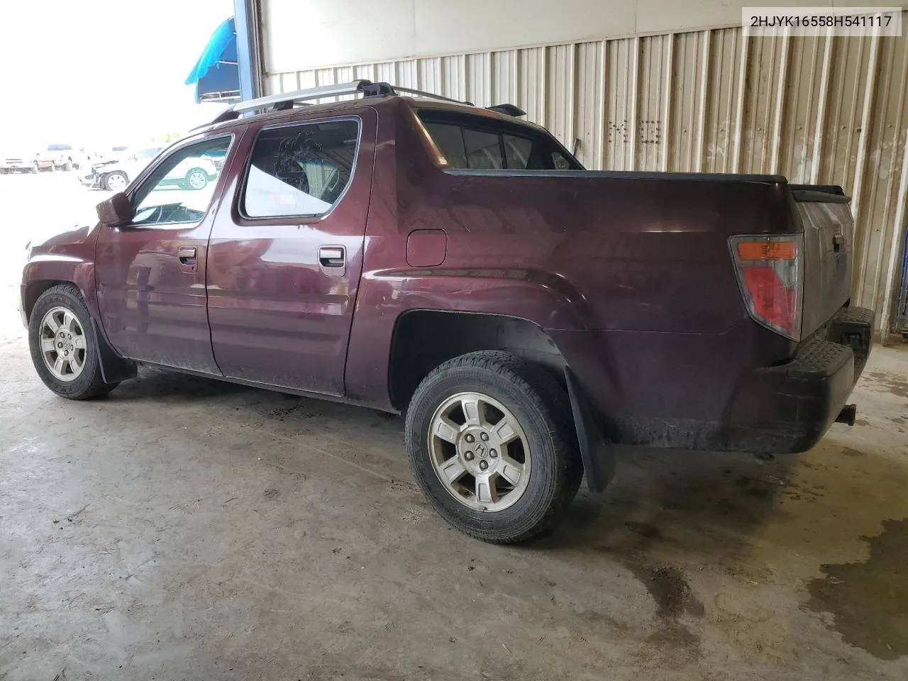 2008 Honda Ridgeline Rtl VIN: 2HJYK16558H541117 Lot: 74363454