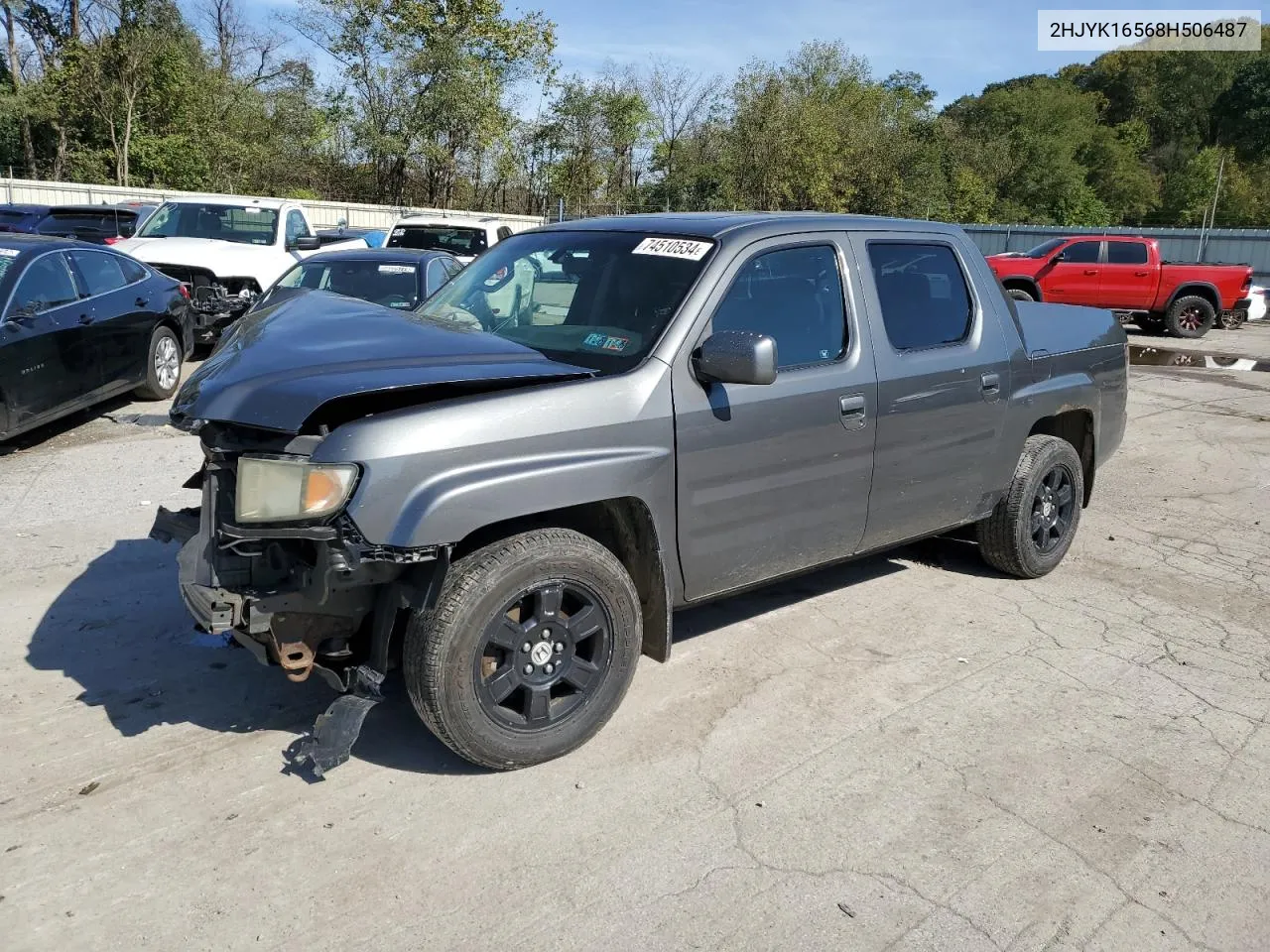 2HJYK16568H506487 2008 Honda Ridgeline Rtl