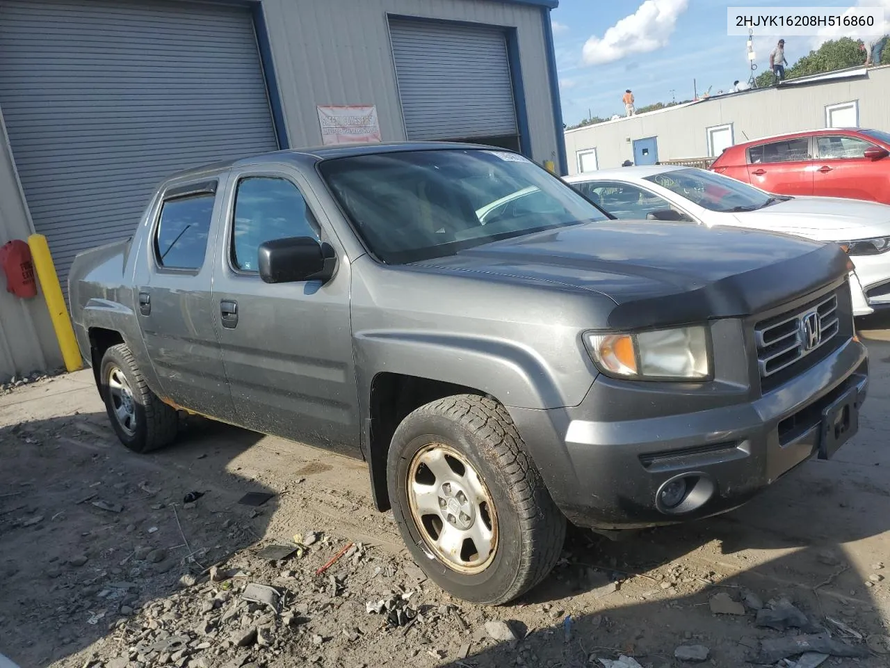 2008 Honda Ridgeline Rt VIN: 2HJYK16208H516860 Lot: 74546734