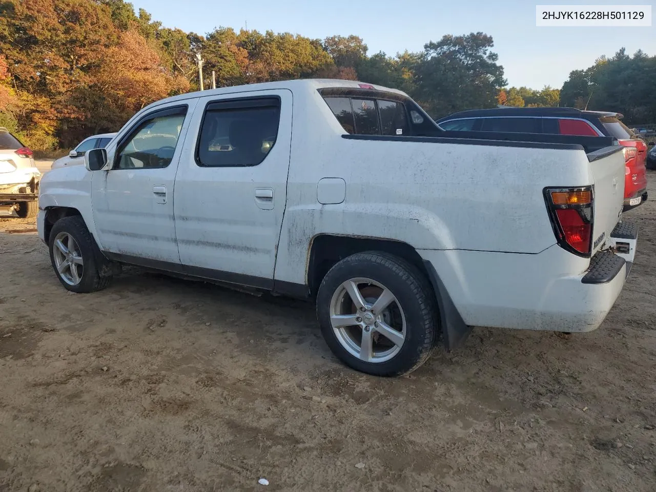 2008 Honda Ridgeline Rt VIN: 2HJYK16228H501129 Lot: 74603304