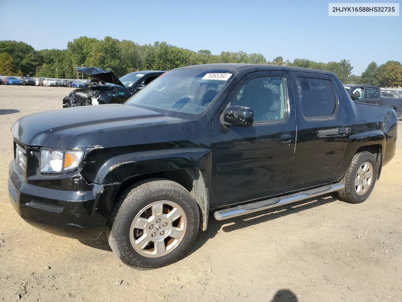 2008 Honda Ridgeline Rtl VIN: 2HJYK16588H532735 Lot: 76065264