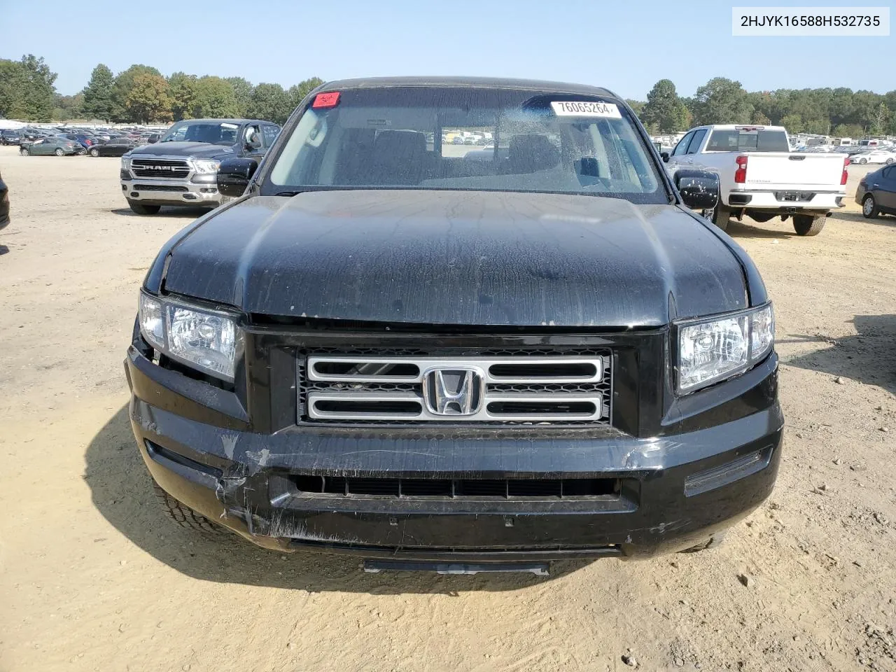 2008 Honda Ridgeline Rtl VIN: 2HJYK16588H532735 Lot: 76065264