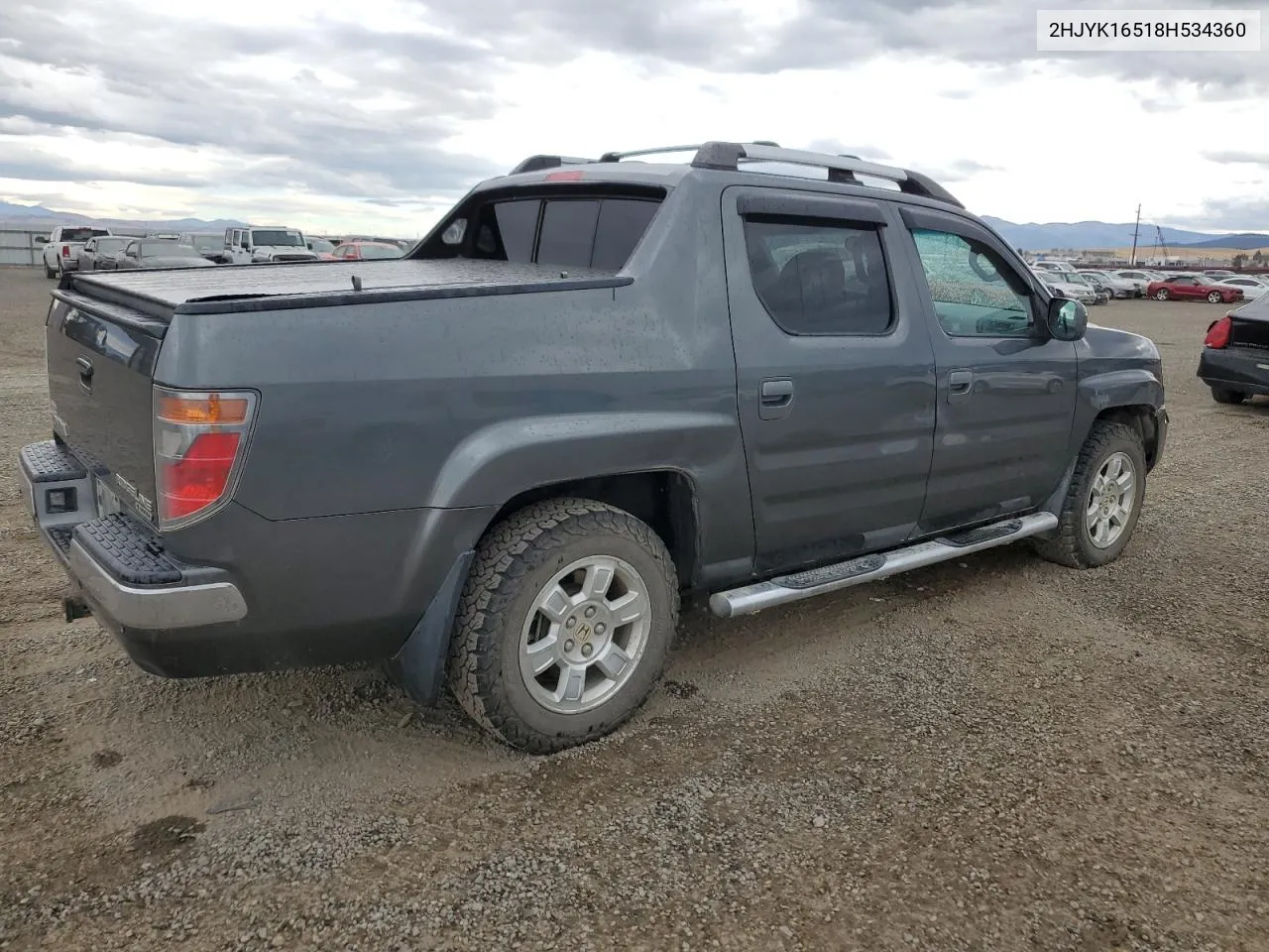 2008 Honda Ridgeline Rtl VIN: 2HJYK16518H534360 Lot: 76315594