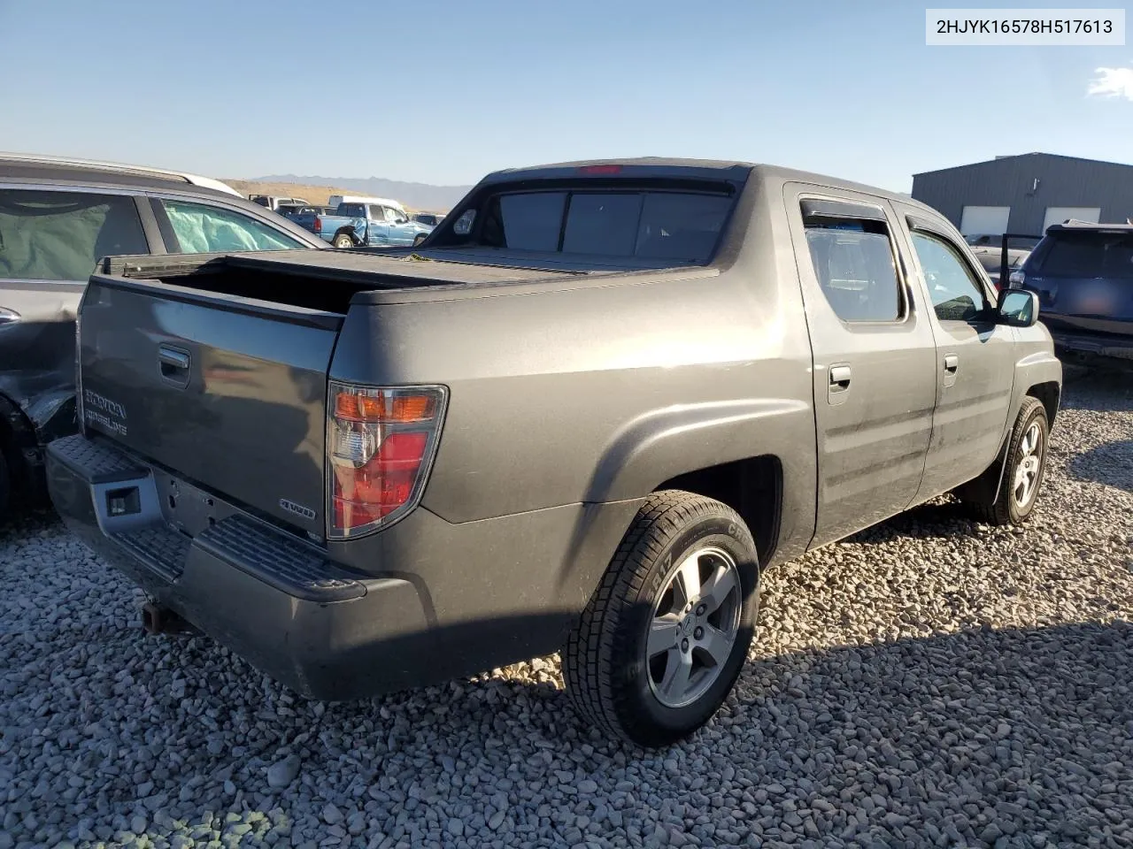 2008 Honda Ridgeline Rtl VIN: 2HJYK16578H517613 Lot: 76317004