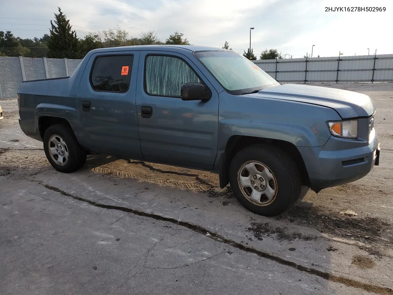 2008 Honda Ridgeline Rt VIN: 2HJYK16278H502969 Lot: 77666644