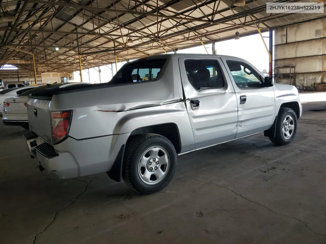 2008 Honda Ridgeline Rt VIN: 2HJYK16238H523219 Lot: 77978594