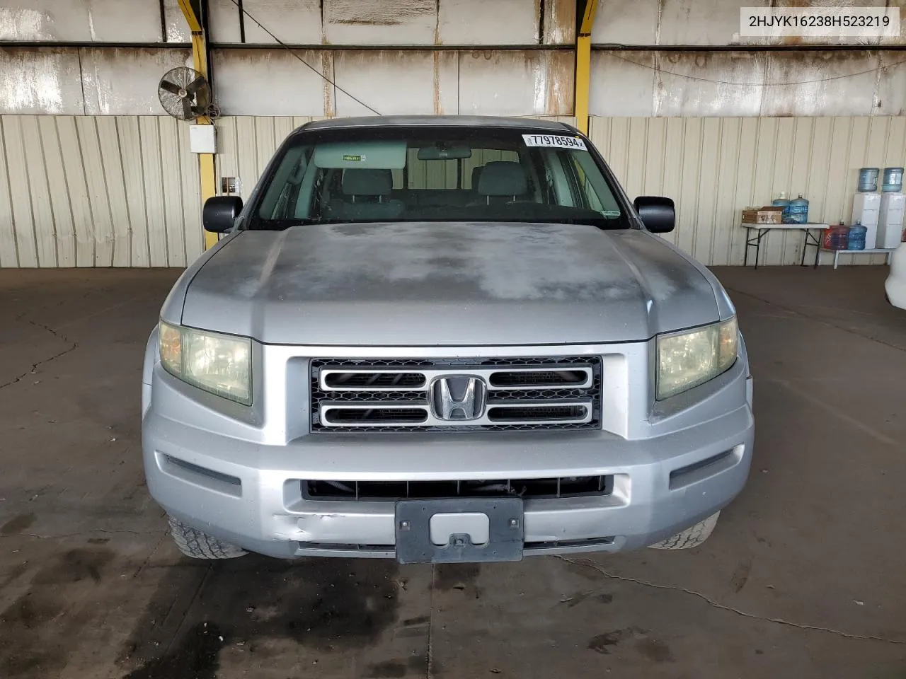 2008 Honda Ridgeline Rt VIN: 2HJYK16238H523219 Lot: 77978594