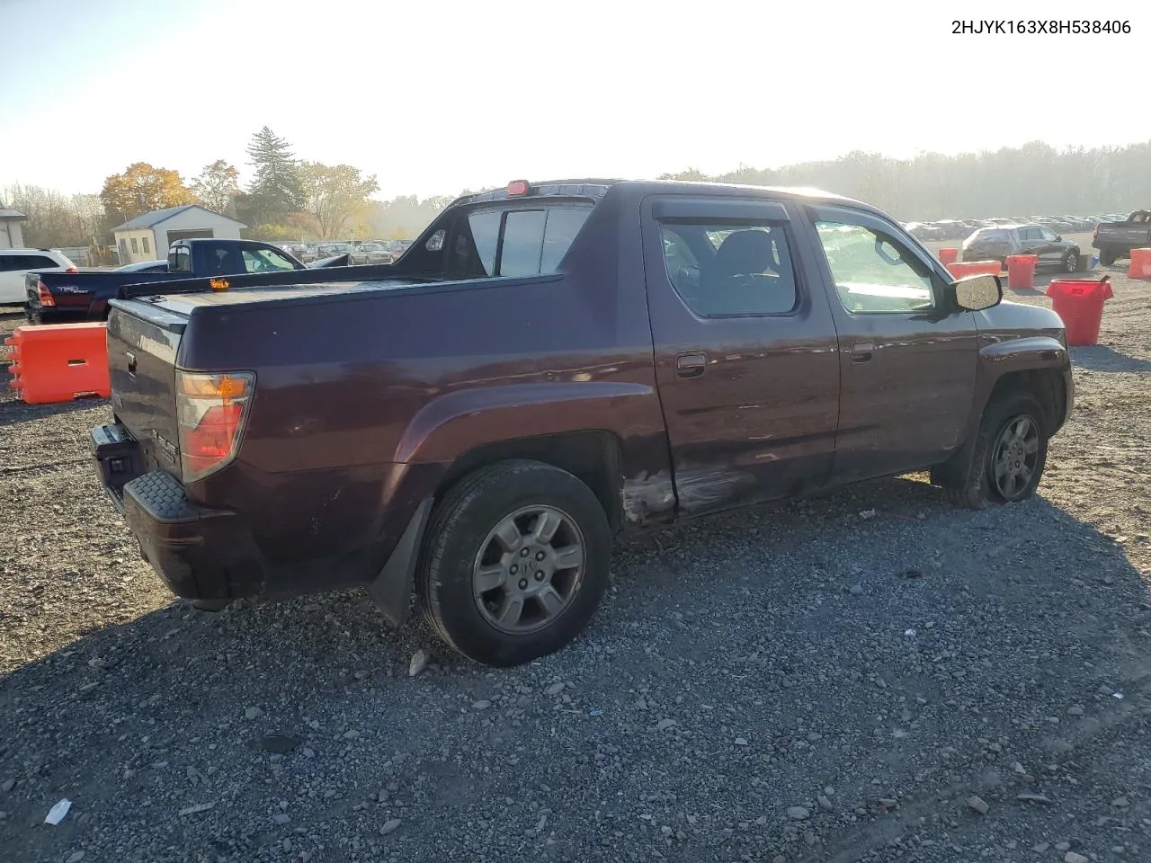 2HJYK163X8H538406 2008 Honda Ridgeline Rtx