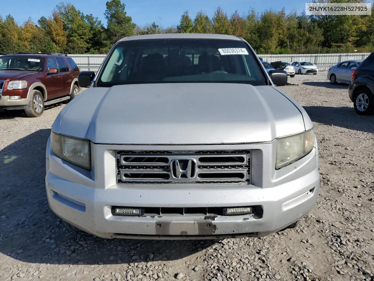 2008 Honda Ridgeline Rt VIN: 2HJYK16228H527925 Lot: 80036374