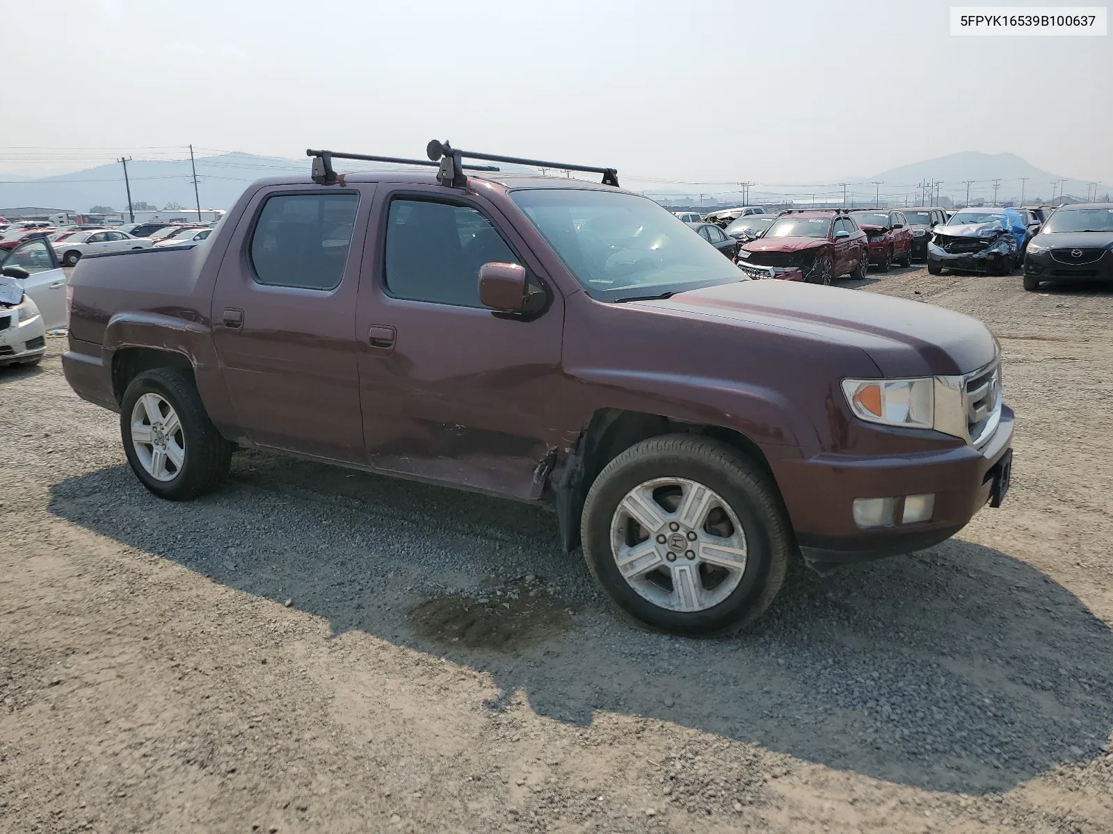 5FPYK16539B100637 2009 Honda Ridgeline Rtl