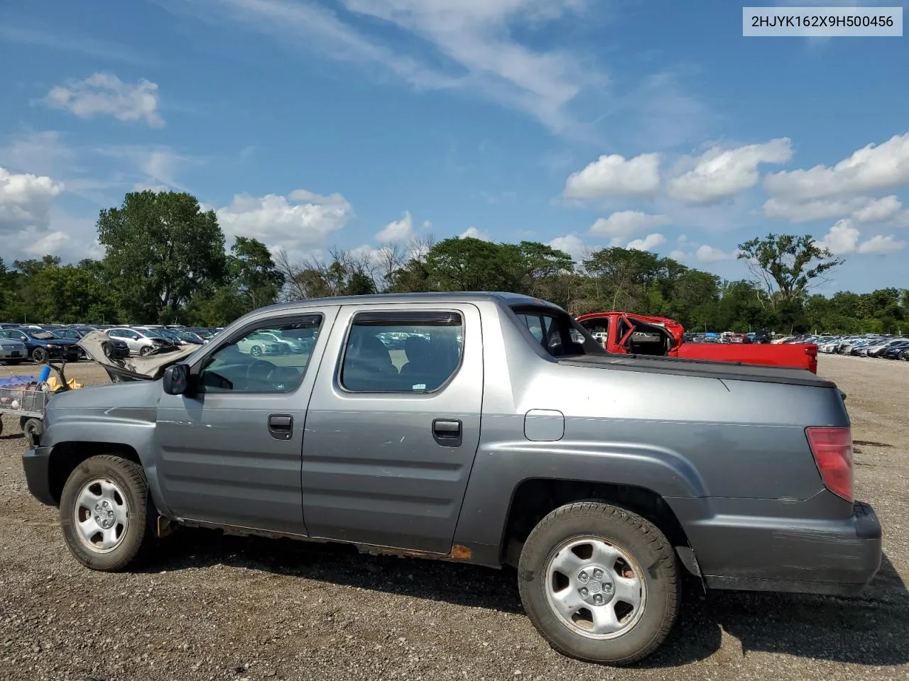 2009 Honda Ridgeline Rt VIN: 2HJYK162X9H500456 Lot: 65472034