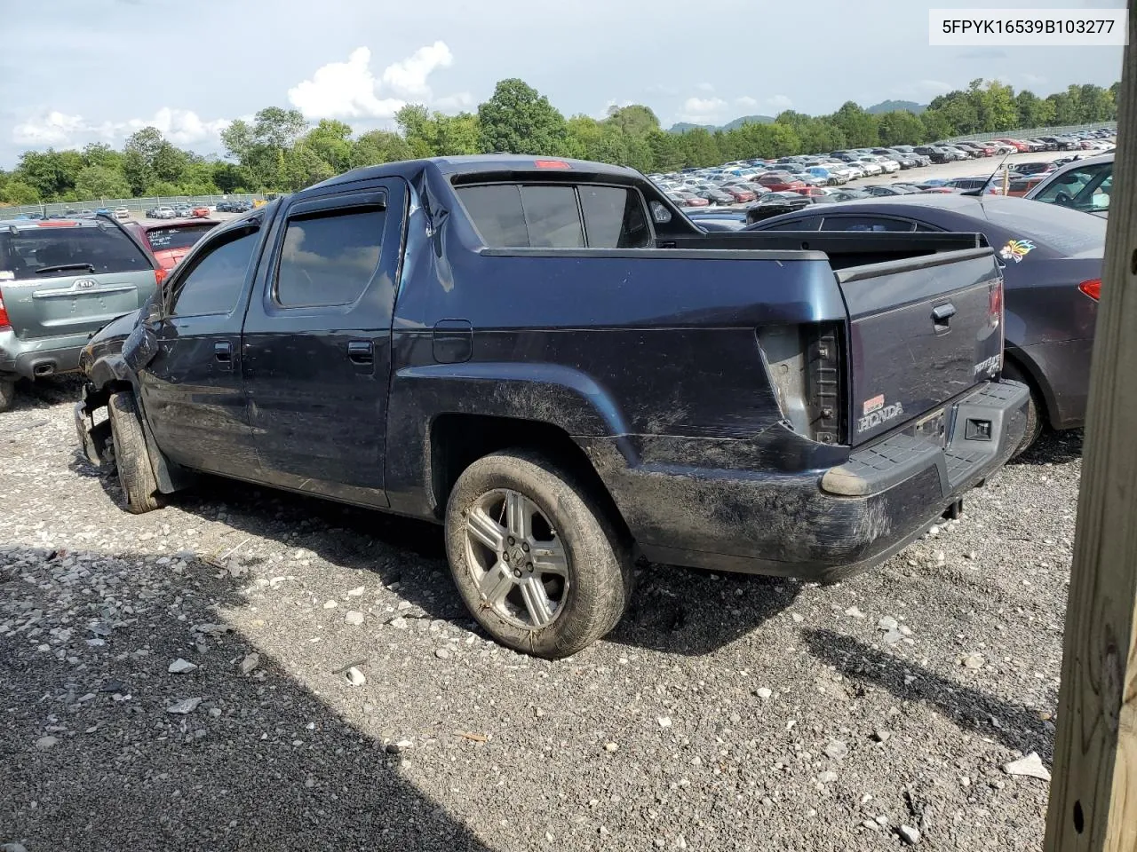 2009 Honda Ridgeline Rtl VIN: 5FPYK16539B103277 Lot: 65675774