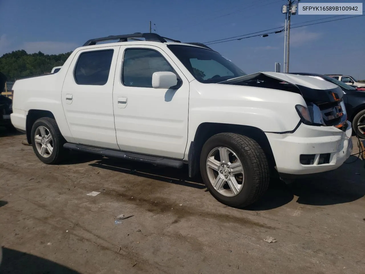 2009 Honda Ridgeline Rtl VIN: 5FPYK16589B100942 Lot: 69424014