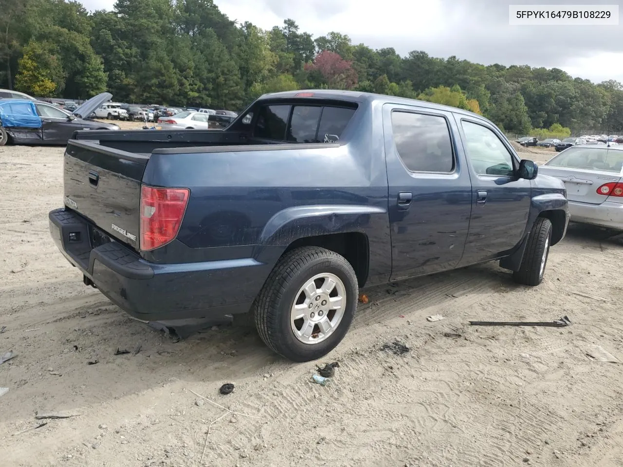 5FPYK16479B108229 2009 Honda Ridgeline Rts