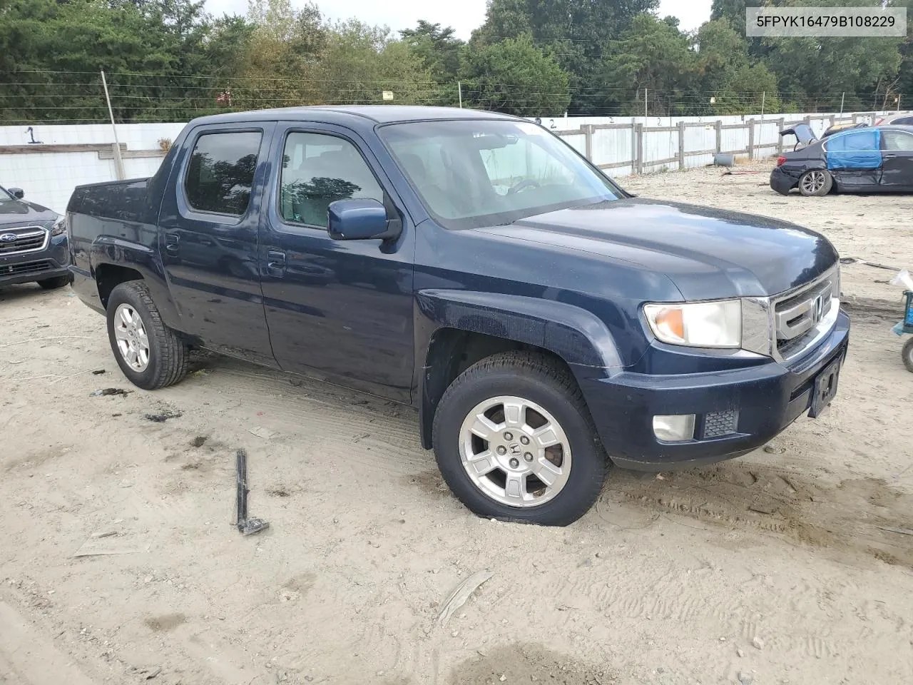 5FPYK16479B108229 2009 Honda Ridgeline Rts