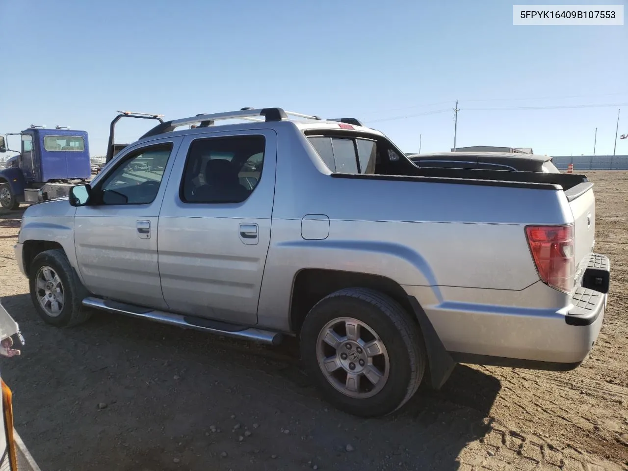 2009 Honda Ridgeline Rts VIN: 5FPYK16409B107553 Lot: 73571794