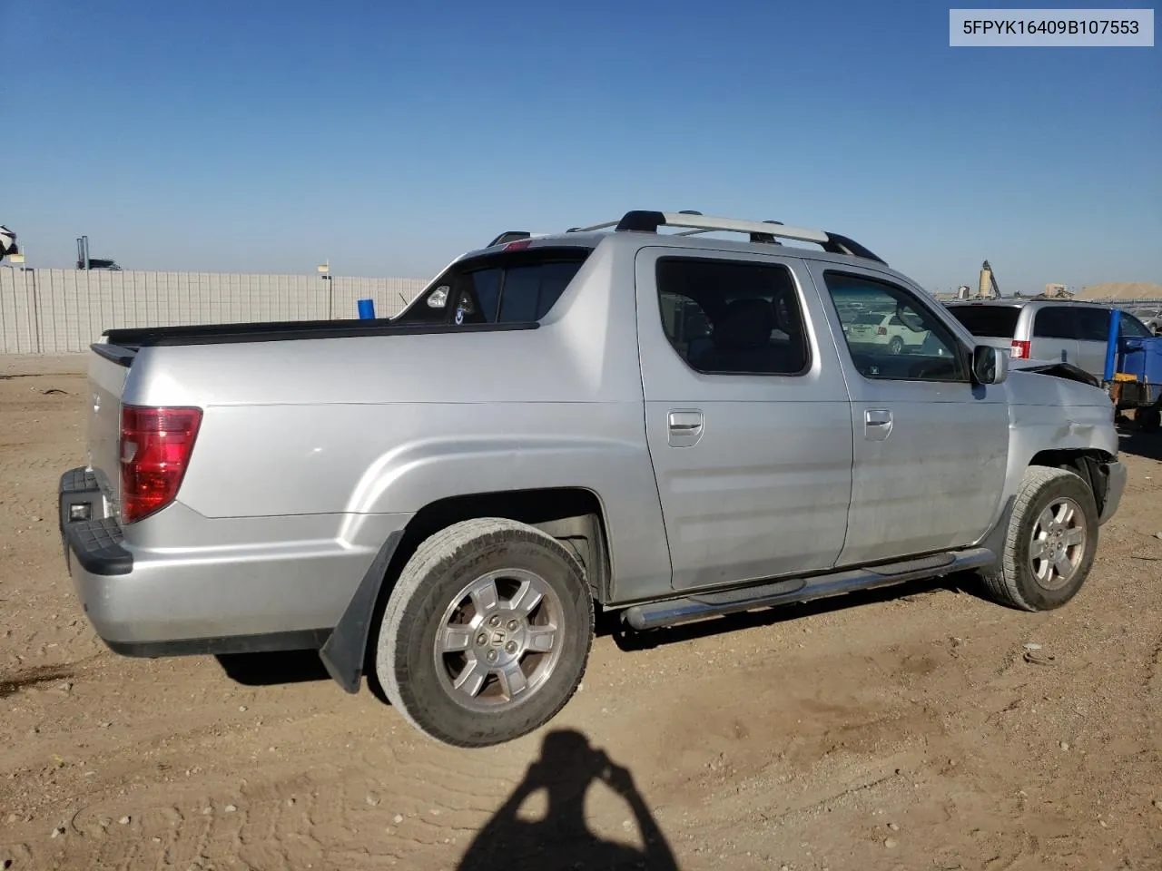 5FPYK16409B107553 2009 Honda Ridgeline Rts