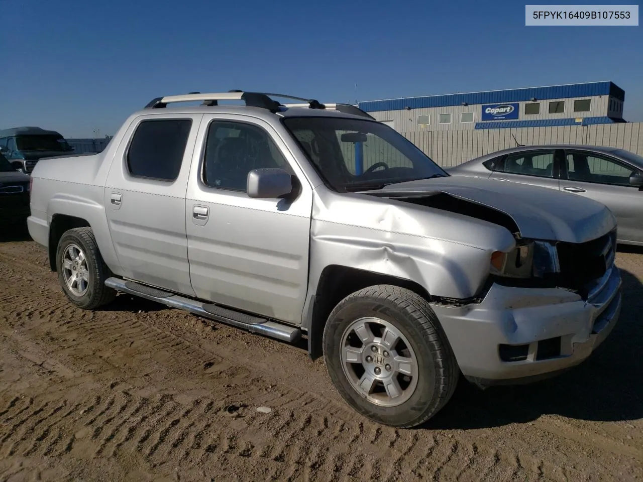 2009 Honda Ridgeline Rts VIN: 5FPYK16409B107553 Lot: 73571794