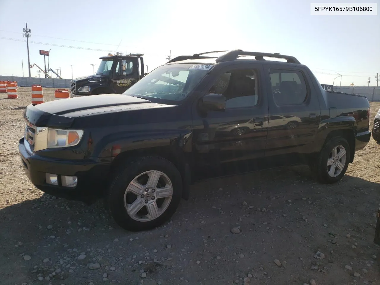 2009 Honda Ridgeline Rtl VIN: 5FPYK16579B106800 Lot: 73676484