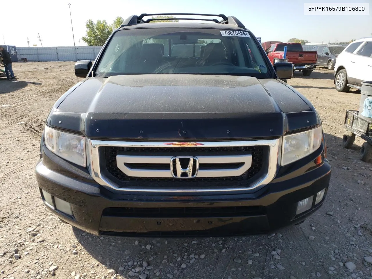 2009 Honda Ridgeline Rtl VIN: 5FPYK16579B106800 Lot: 73676484