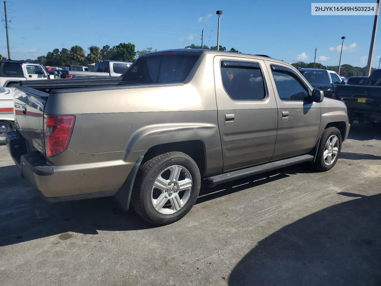 2009 Honda Ridgeline Rtl VIN: 2HJYK16549H503234 Lot: 74564174