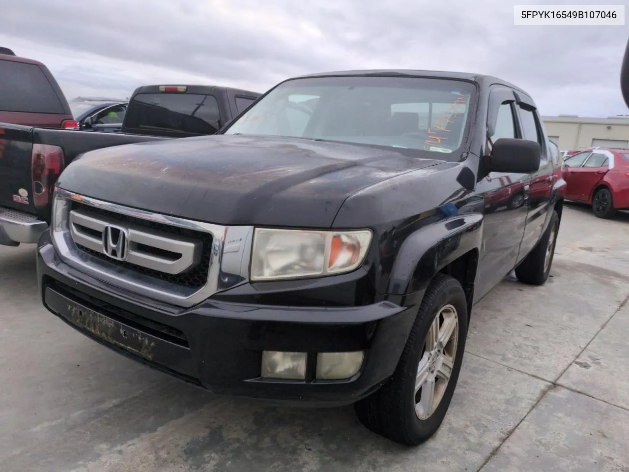 5FPYK16549B107046 2009 Honda Ridgeline Rtl