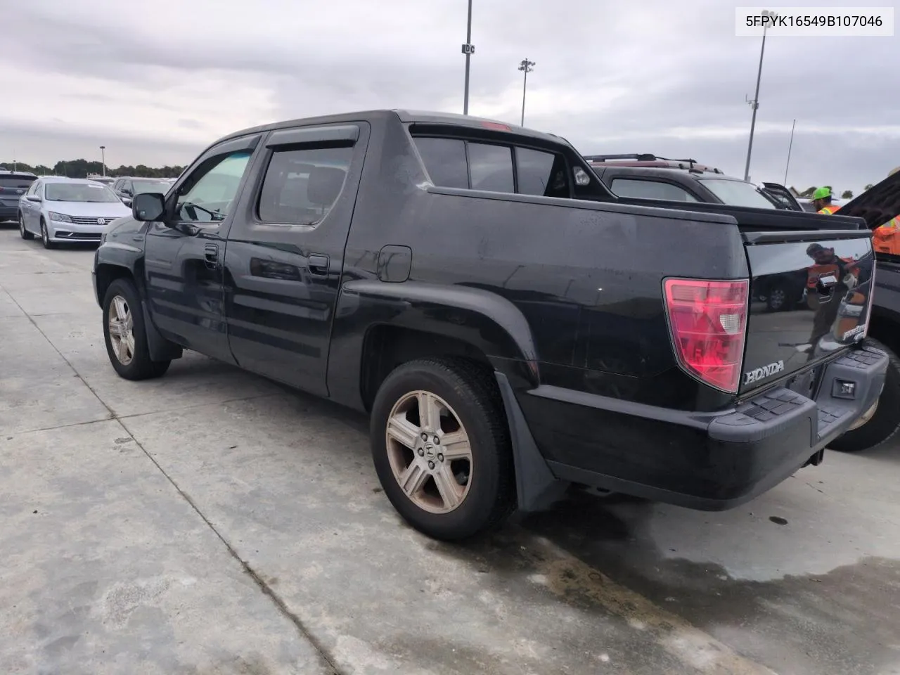 2009 Honda Ridgeline Rtl VIN: 5FPYK16549B107046 Lot: 74773804