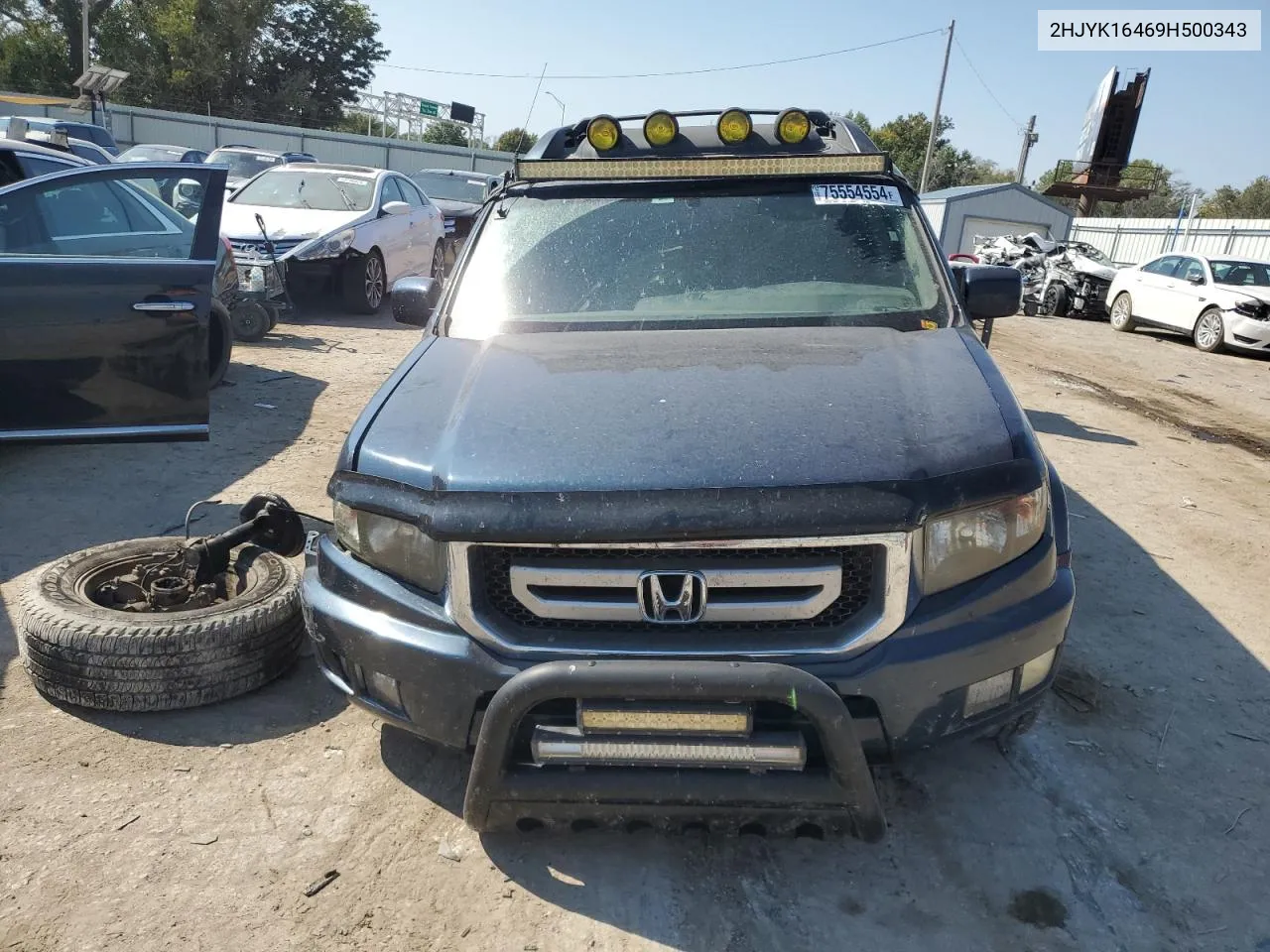 2009 Honda Ridgeline Rts VIN: 2HJYK16469H500343 Lot: 75554554