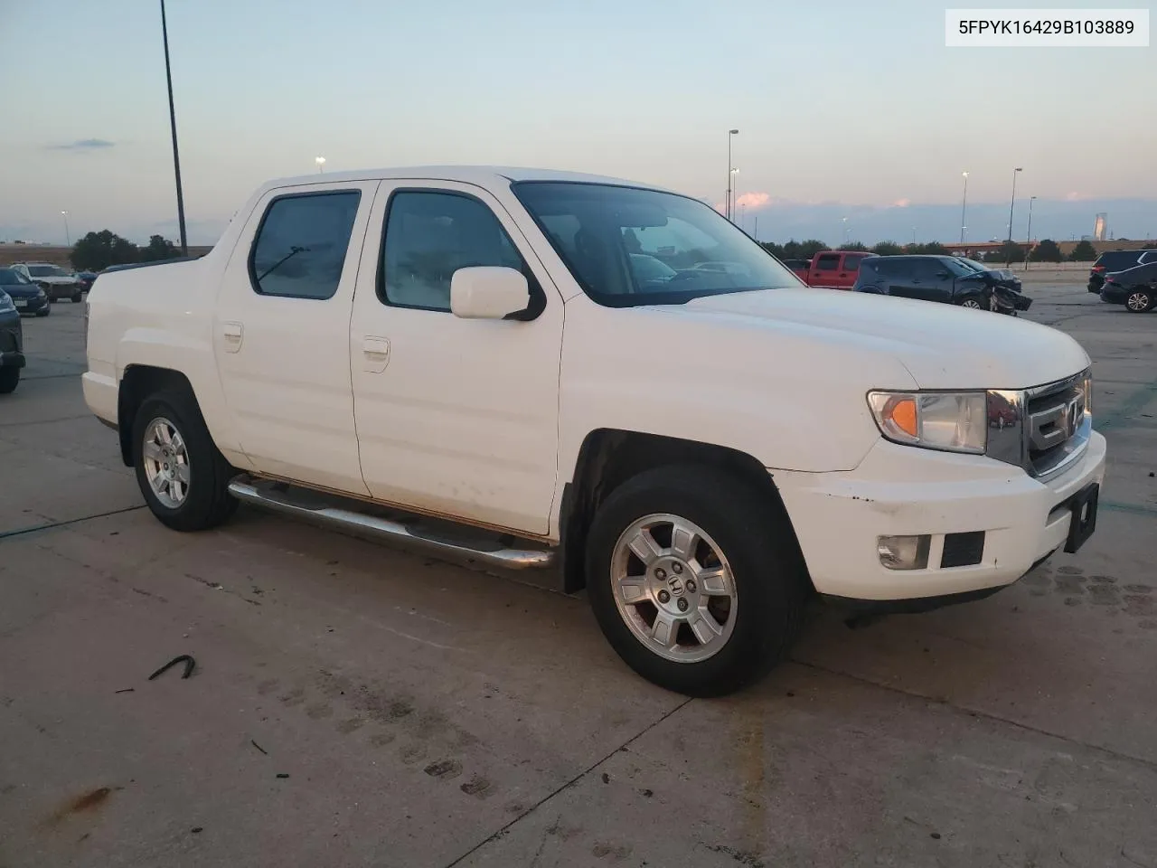 2009 Honda Ridgeline Rts VIN: 5FPYK16429B103889 Lot: 75573664