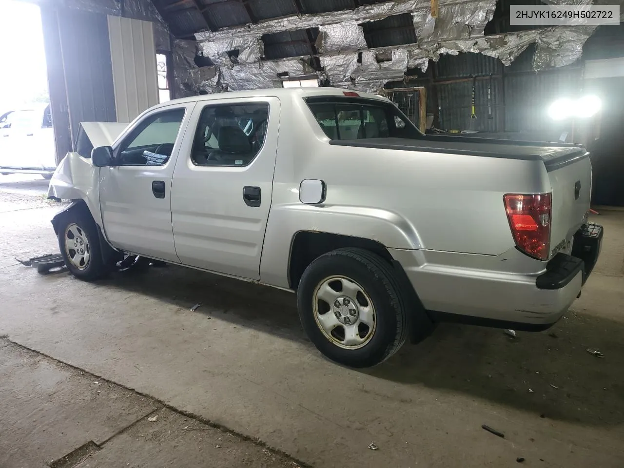 2009 Honda Ridgeline Rt VIN: 2HJYK16249H502722 Lot: 75677144